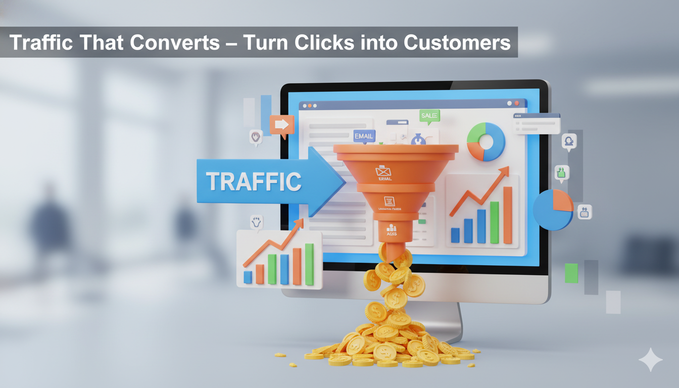 How to stop losing customers online - Turn Clicks into Customers